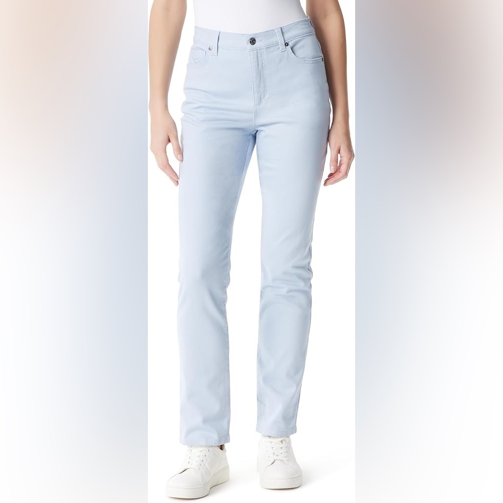 Gloria Vanderbilt Amanda Classic High Rise Tapered Jean Size 18W Dreamy Blue